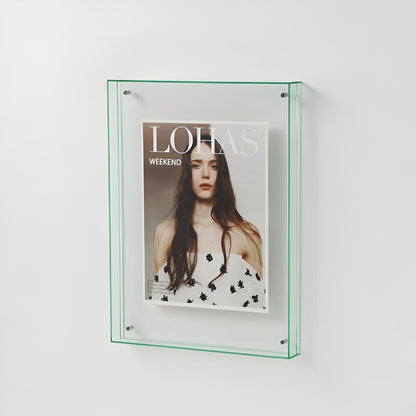 LucentFrame | Minimalist Clear Acrylic Photo Frame Display Stand