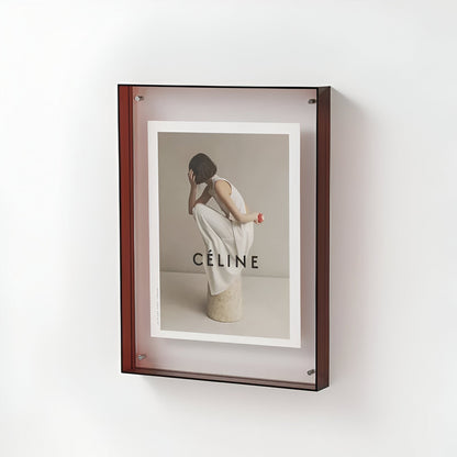 LucentFrame | Minimalist Clear Acrylic Photo Frame Display Stand