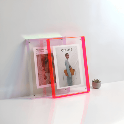 LucentFrame | Minimalist Clear Acrylic Photo Frame Display Stand