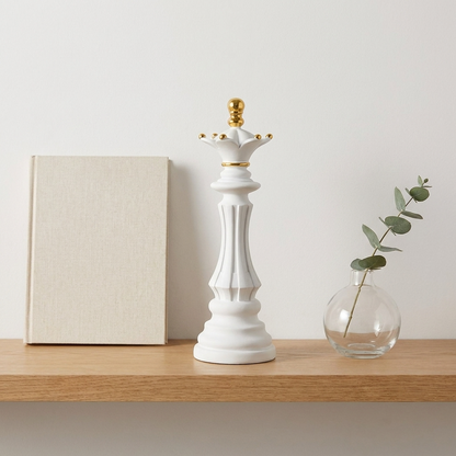 Artisan Chess Piece Sculpture | Elegant Resin Decor for Unique Home Styling