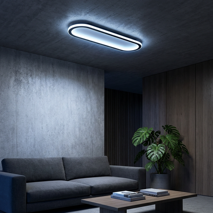 LumosAura | Sleek Modern Oblong LED Ceiling Light Fixture