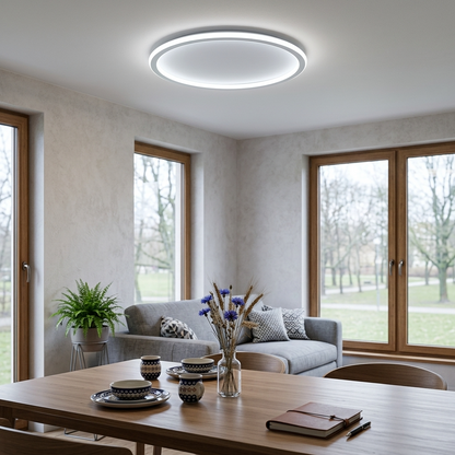 NordicAura | Modern Minimalist Aluminum Round Ceiling Light Fixture