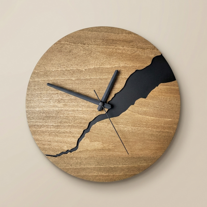 Rustic Charm | Minimalist Wall Clock with Timeless Design | Versatile Decor for Any Interior
