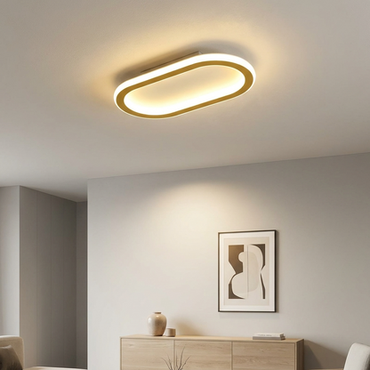 LumosAura | Sleek Modern Oblong LED Ceiling Light Fixture
