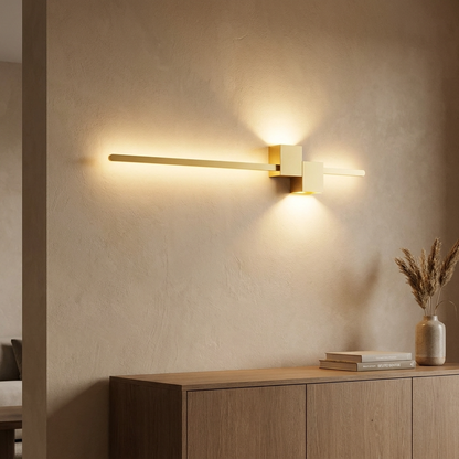 LuxeAura | Elegant Minimalist Oblong LED Wall Lamp for Modern Interiors 4