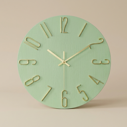 Minimalist Wall Clock | Quartz Design with Clear 30cm Dial | Stylish Timepiece for Modern Interiors