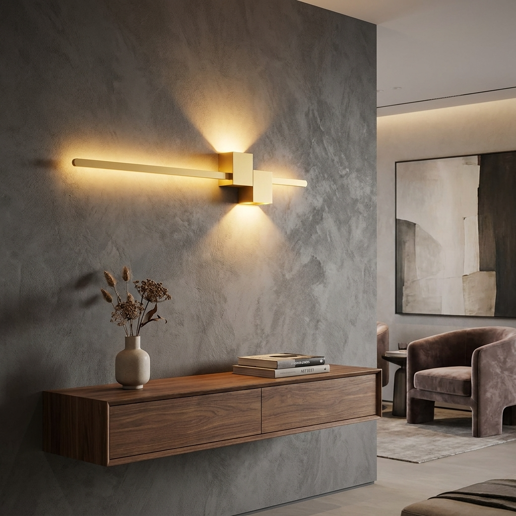 LuxeAura | Elegant Minimalist Oblong LED Wall Lamp for Modern Interiors 7