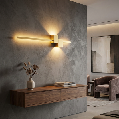 LuxeAura | Elegant Minimalist Oblong LED Wall Lamp for Modern Interiors 7