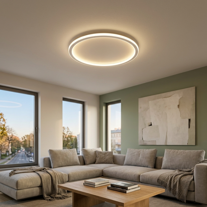 NordicAura | Modern Minimalist Aluminum Round Ceiling Light Fixture