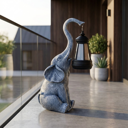 Elephanta | Charming Whimsical Solar LED Garden Lantern Lamp 4