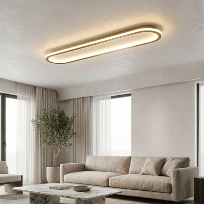 LumosAura | Sleek Modern Oblong LED Ceiling Light Fixture