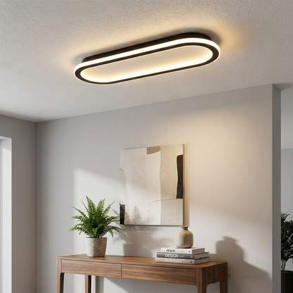 LumosAura | Sleek Modern Oblong LED Ceiling Light Fixture
