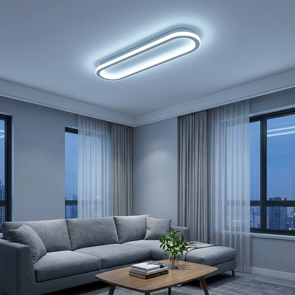 LumosAura | Sleek Modern Oblong LED Ceiling Light Fixture