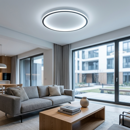 NordicAura | Modern Minimalist Aluminum Round Ceiling Light Fixture