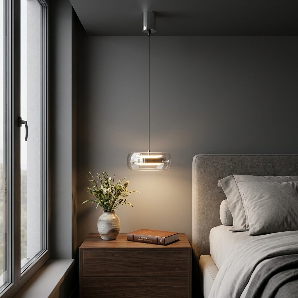 Lunara | Modern Elegant Glass Pendant Light Fixture for Dining Spaces
