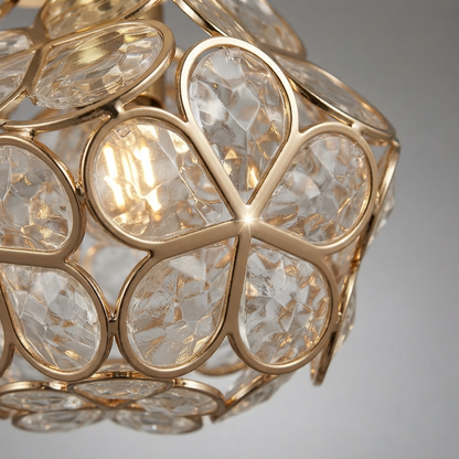 Floralis | Zabawna, elegancka lampa sufitowa z akrylu w kształcie kwiatu