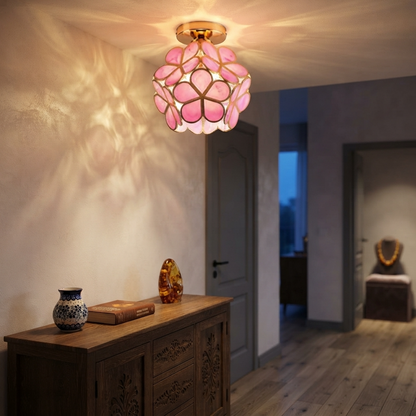 Floralis | Zabawna, elegancka lampa sufitowa z akrylu w kształcie kwiatu