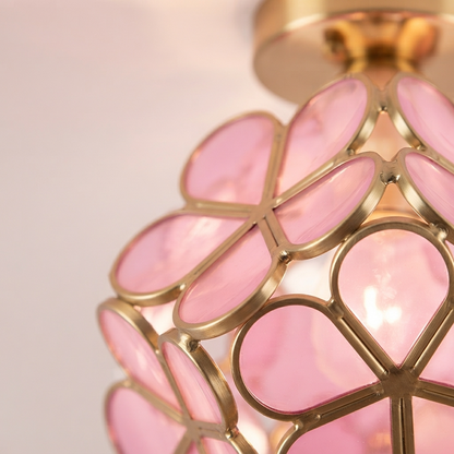 Floralis | Zabawna, elegancka lampa sufitowa z akrylu w kształcie kwiatu