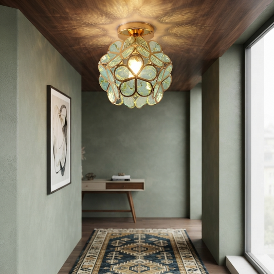Floralis | Zabawna, elegancka lampa sufitowa z akrylu w kształcie kwiatu