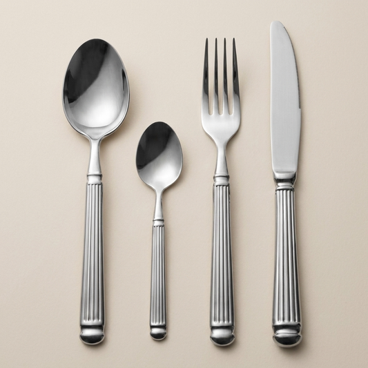 EleganceSteel | Timeless Premium Stainless Steel 16-Piece Cutlery Set