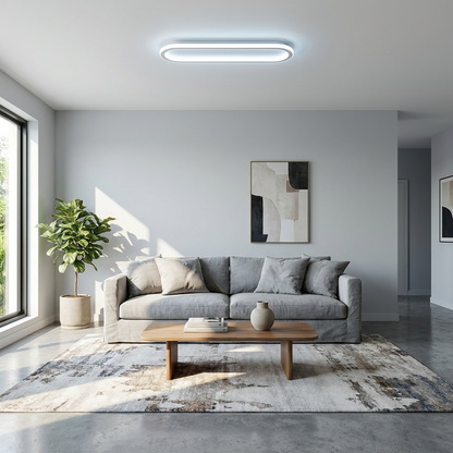 LumosAura | Sleek Modern Oblong LED Ceiling Light Fixture