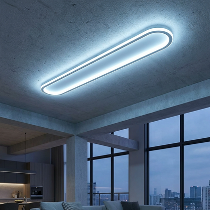 LumosAura | Sleek Modern Oblong LED Ceiling Light Fixture