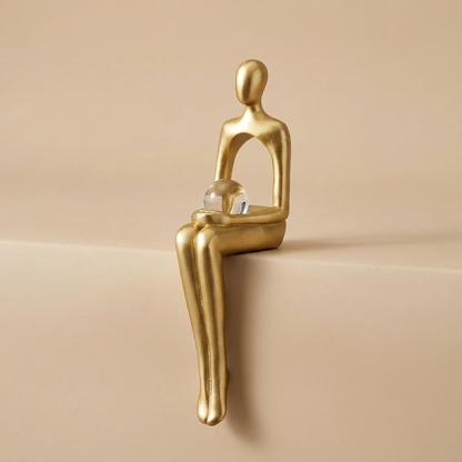 Abstract Bookshelf Figurines | Artistic Resin Sculptures with Unique Design | Modern Home Decor for Elegance and Sophistication 10
