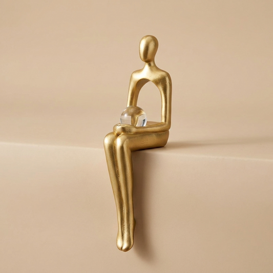 Abstract Bookshelf Figurines | Artistic Resin Sculptures with Unique Design | Modern Home Decor for Elegance and Sophistication 10