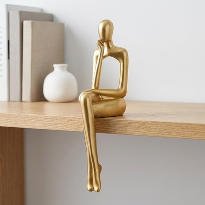 Abstract Bookshelf Figurines | Artistic Resin Sculptures with Unique Design | Modern Home Decor for Elegance and Sophistication 1