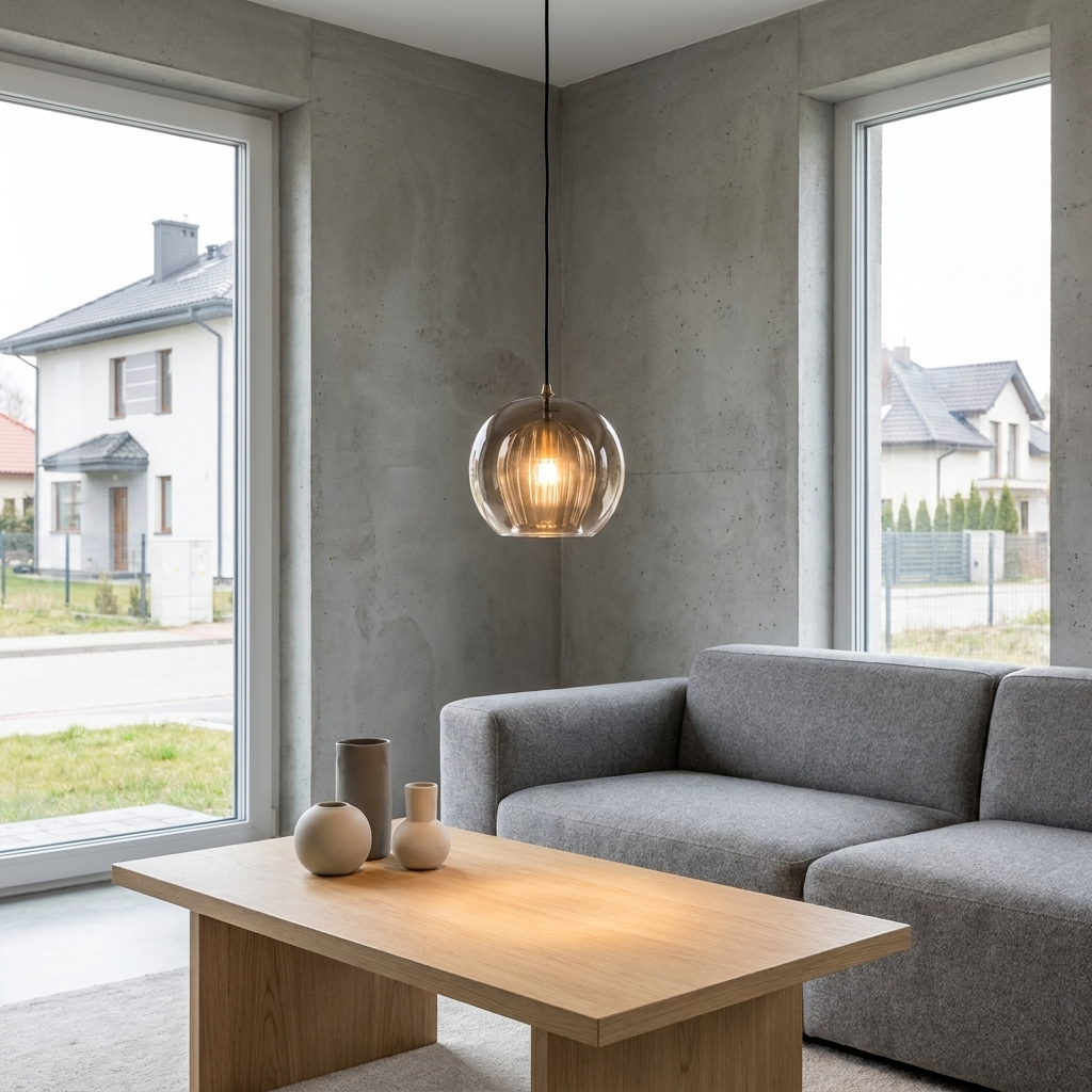 ElaraGlow | Stylish Elegant Glass Globe Pendant Light Fixture 7