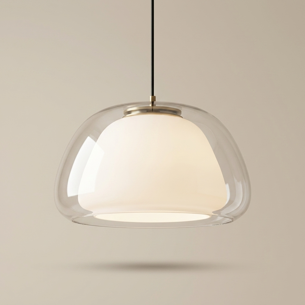Luminara | Smukła nowoczesna szklana minimalistyczna lampa wisząca