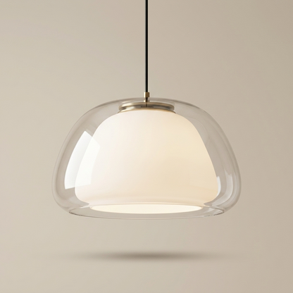 Luminara | Smukła nowoczesna szklana minimalistyczna lampa wisząca