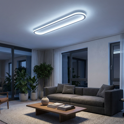 LumosAura | Sleek Modern Oblong LED Ceiling Light Fixture