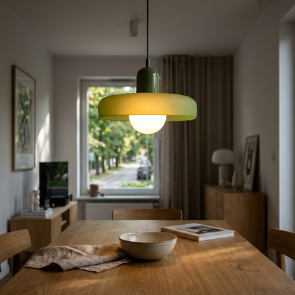 Geometrica | Artistic Handcrafted Glass Bauhaus Pendant Light