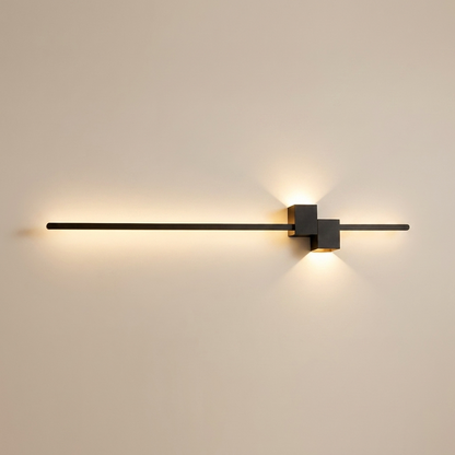 LuxeAura | Elegant Minimalist Oblong LED Wall Lamp for Modern Interiors 0