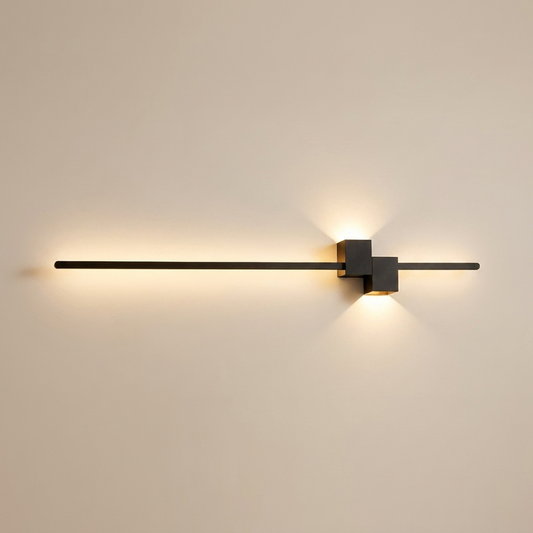 LuxeAura | Elegant Minimalist Oblong LED Wall Lamp for Modern Interiors 0