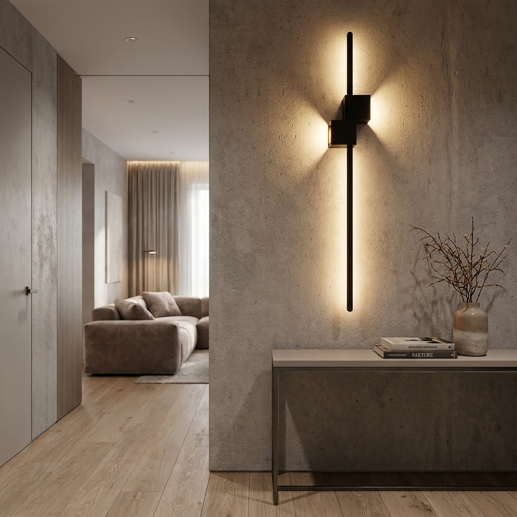 LuxeAura | Elegant Minimalist Oblong LED Wall Lamp for Modern Interiors 6