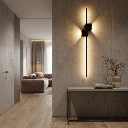 LuxeAura | Elegant Minimalist Oblong LED Wall Lamp for Modern Interiors 6