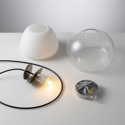 Luminara | Smukła nowoczesna szklana minimalistyczna lampa wisząca