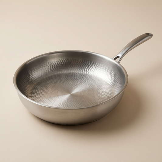 Titanium Cookware | Premium Frying Pan with Indestructible Design | Universal Compatibility for All Heat Sources