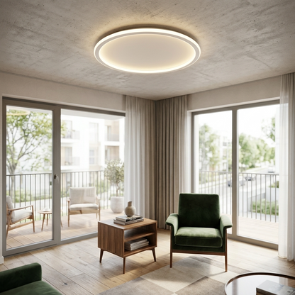 NordicAura | Modern Minimalist Aluminum Round Ceiling Light Fixture